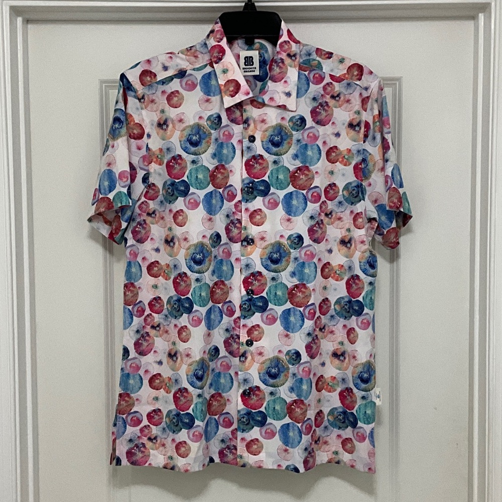 Vibrant Multicolor Men's Button Down Shirt